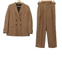 【中古】PaulSmith(ポールスミス) レディースパンツスーツ ダブル ライトブラウン