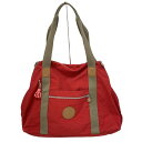 【中古】Kipling(キプリング) ボストンバッグ 本体ロックなし レッド(4)