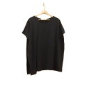 【中古】evam eva(エヴァムエヴァ) 半袖カットソー 黒