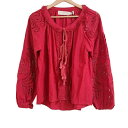 【中古】G.O.A/goa(ゴア) 長袖カットソー クルーネック レッド