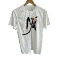 【中古】3.1 Phillip lim(スリーワンフィリップリム) 半袖カットソー ビーズ 白×ダークネイビー×レッド