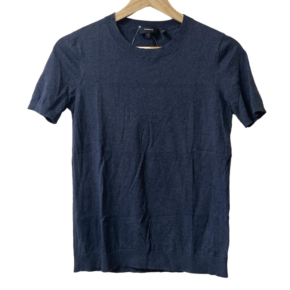 【新着】【中古】theory(セオリー) 半袖セーター ネイビー