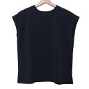 【中古】theory luxe(セオリーリュクス) 半袖カットソー クルーネック ダークネイビー