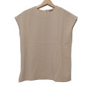 【中古】theory luxe(セオリーリュクス) 半袖カットソー クルーネック ベージュ