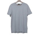【中古】theory(セオリー) 半袖カットソー クルーネック ライトグレー