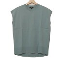 【中古】theory(セオリー) 半袖カットソー クルーネック ライトグリーン