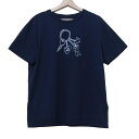 【中古】PaulSmith(ポールスミス) 半袖Tシャツ クルーネック ダークネイビー