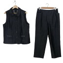 【中古】Leilian(レリアン) レディースパンツセットアップ ネイビー
