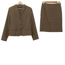 【中古】CalvinKlein(カルバンクライン) スカートスーツ グレーベージュ