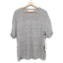 【中古】DEREK LAM(デレクラム) 半袖カットソー クルーネック グレー