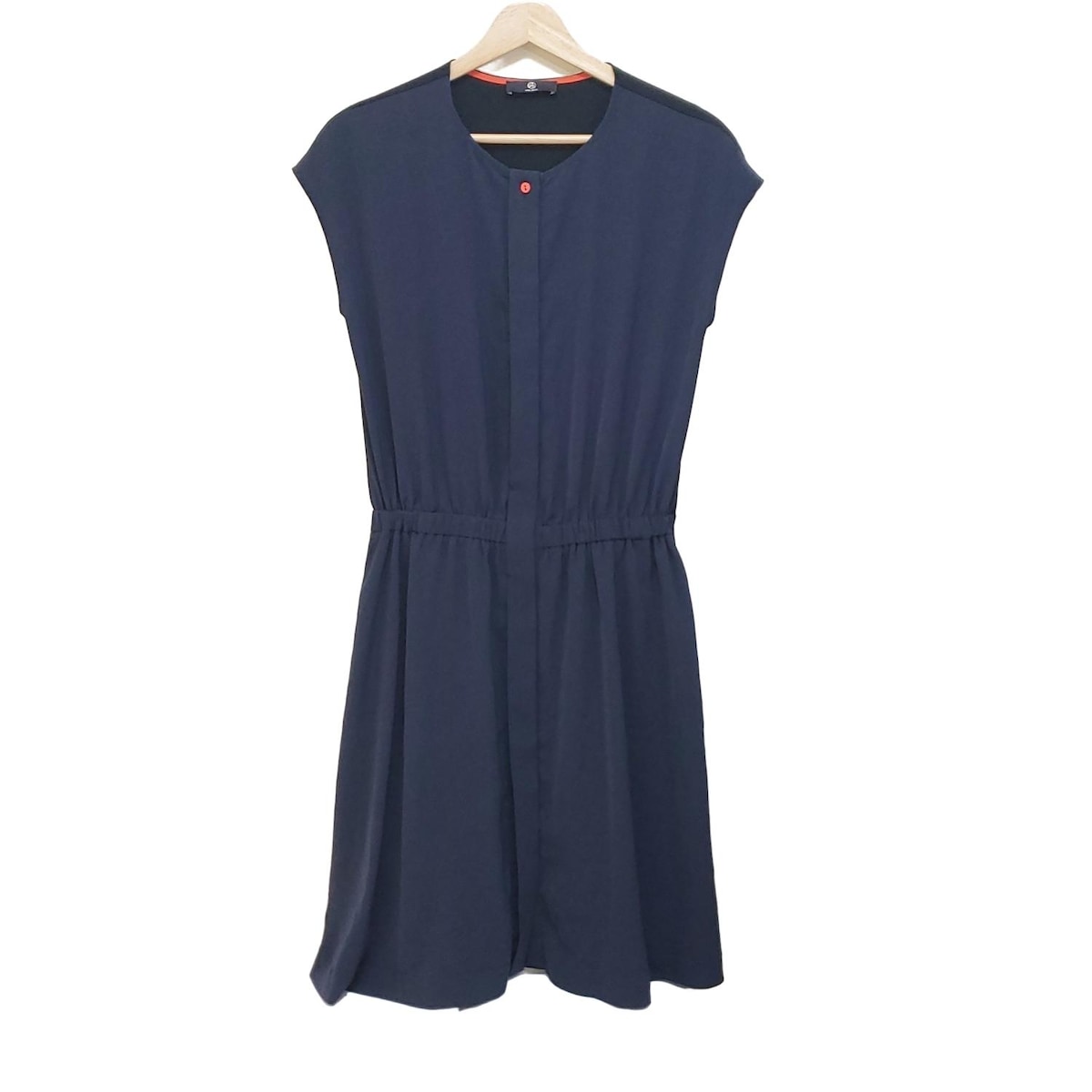 【中古】PaulSmith(ポールスミス) ワンピース 半袖/ひざ丈 黒