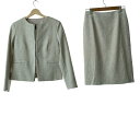 【新着】【中古】PaulStuart(ポールスチュアート) スカートスーツ ベージュ