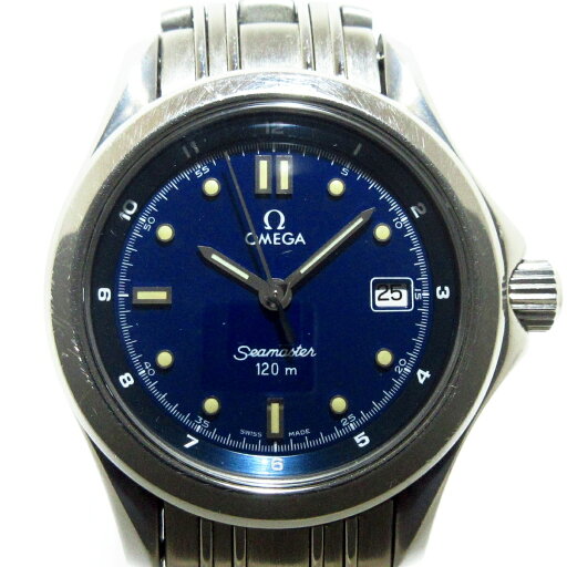 【中古】OMEGA(オメガ) シーマスター120 腕時計 ネイビー 【中古】OMEGA(オメガ) シーマスター120 腕時計 ネイビー