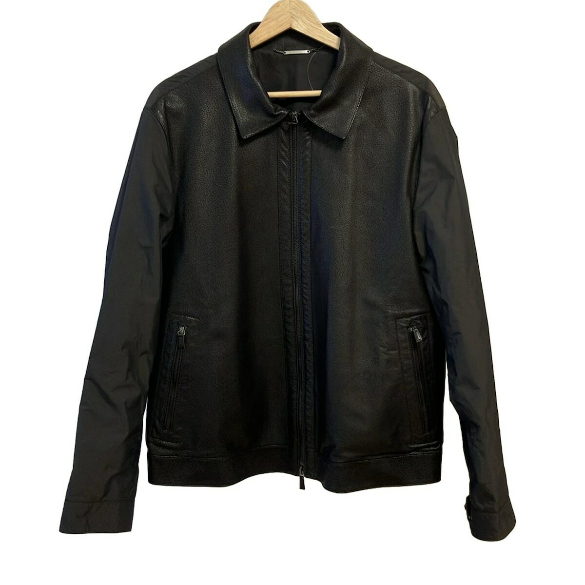 ermenegildo zegna 羊革 レザー ジャケット ブラック 美品 楽天市場】ゼニア レザー ジャケット コートの通販