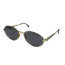 【中古】FENDI(フェンディ) サングラス 黒×ゴールド