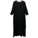 【中古】theory(セオリー) ワンピース 長袖/ロング 黒(4)