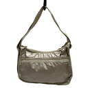 【中古】LESPORTSAC(レスポートサック) ショルダーバッグ ベージュ