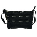 【中古】LESPORTSAC(レスポートサック) ショルダーバッグ 黒