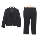 【新着】【中古】United Arrows GREEN LABEL RELAXING(ユナイテッドアローズ グリーンレーベル) レディースパンツスーツ 3点セット(スカート) 黒