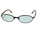 【中古】CalvinKlein(カルバンクライン) メガネ 度入り クリア×パープル