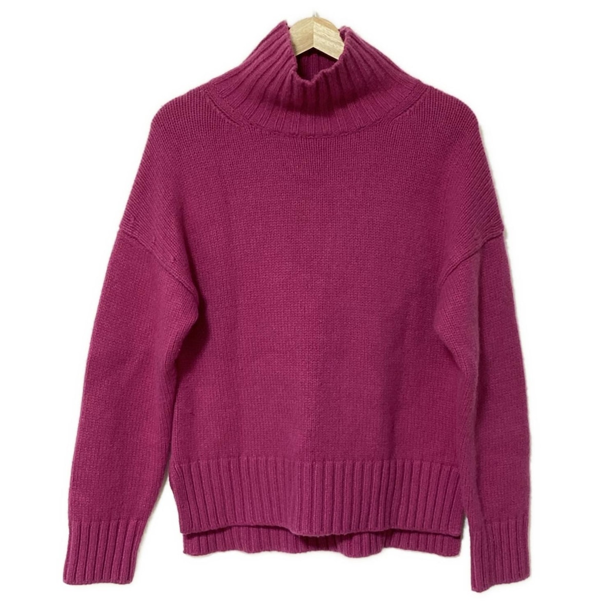 【新着】【中古】ANAYI(アナイ) 長袖セーター タートルネック ピンク