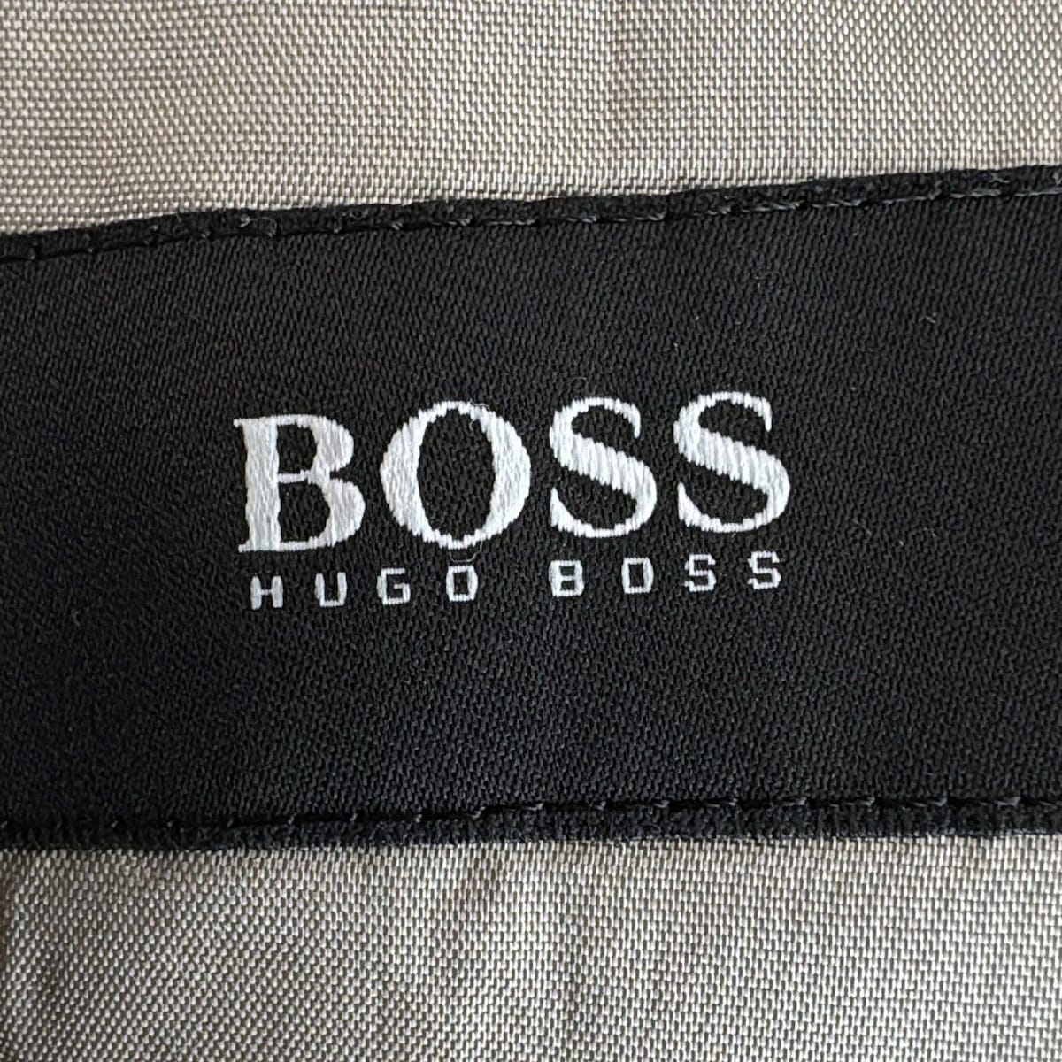 【中古】HUGOBOSS(ヒューゴボス) シングルスーツ ストライプ 黒