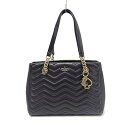 【中古】Kate spade(ケイトスペード) トートバッグ キルティング 黒 レザー