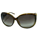 【中古】DIOR/ChristianDior(ディオール/クリスチャンディオール) サングラス ダークブラウン