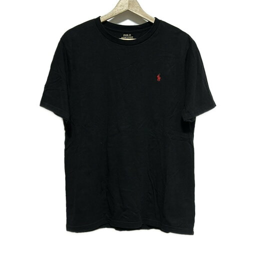 【中古】POLObyRalphLauren(ポロラルフローレン) 半袖Tシャツ クルーネック 黒 【中古】POLObyRalphLauren(ポロラルフローレン) 半袖Tシャツ クルーネック 黒