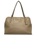 【中古】COACH(コーチ) ショルダーバッグ ベージュ レザー