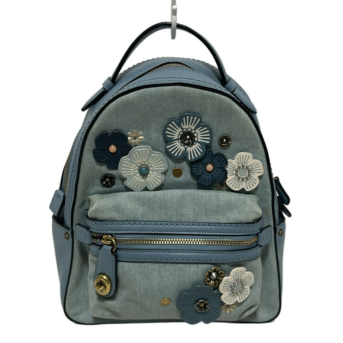 COACH 限定品 Horse And Carriage バックパック デニム ブルー 38642290_1.jpg