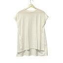 【新着】【中古】SACRA(サクラ) 半袖カットソー クルーネック 白