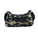 【中古】LESPORTSAC(レスポートサック) ショルダーバッグ 迷彩柄/ミニバッグ 黒×ベージュ×マルチ