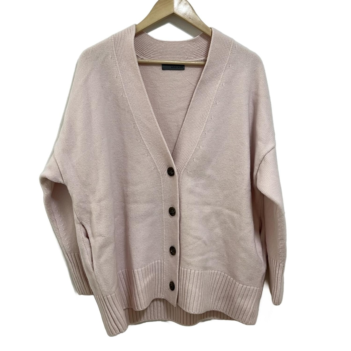 【中古】uncrave(アンクレイヴ) カーディガン 長袖 ライトピンクのサムネイル