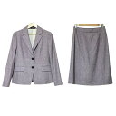 【中古】Aquascutum(アクアスキュータム) スカートスーツ ライトパープル