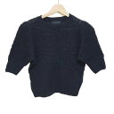 【中古】Desigual(デシグアル) 半袖カットソー クルーネック/シースルー 黒|詳細画像