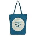 【中古】TOKYO CULTUART by BEAMS(トウキョウカルチャートバイビームス) トートバッグ ライトブルー×白