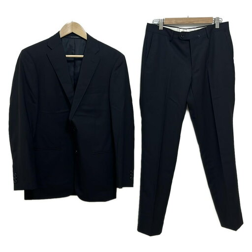【中古】green label relaxing(グリーンレーベルリラクシング) シングルスーツ 黒 【中古】green label relaxing(グリーンレーベルリラクシング) シングルスーツ 黒