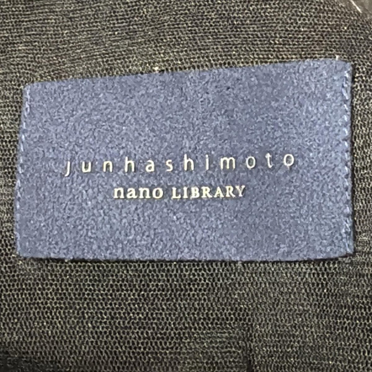 【中古】jun hashimoto(ジュンハシモト) シングルスーツ ストライプ/nano universe 黒×白