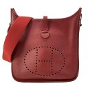 【中古】HERMES(エルメス) エブリンドゥPM ショルダーバッグ シルバー金具 ルージュアッシュ