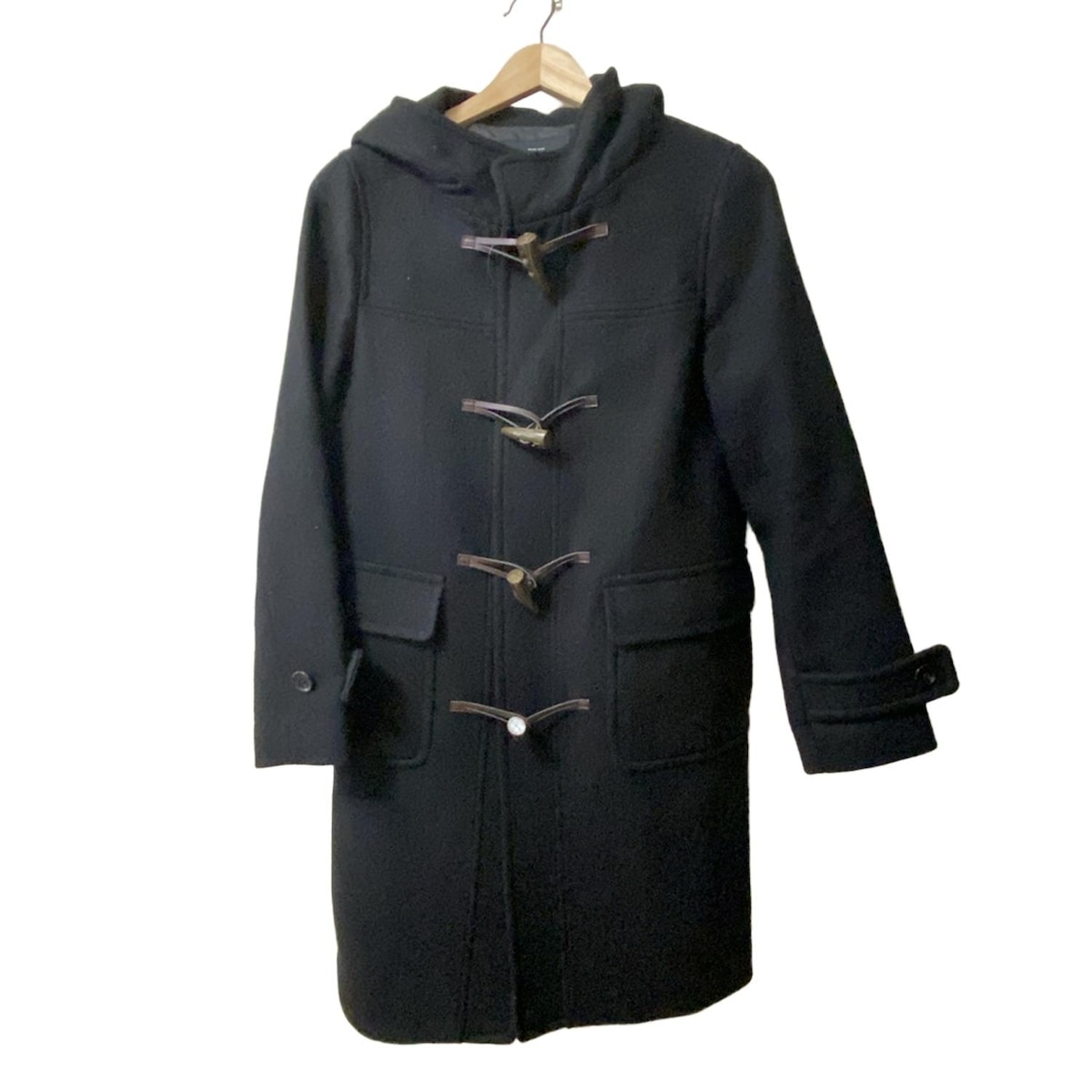 【中古】United Arrows GREEN LABEL RELAXING(ユナイテッドアローズ グリーンレーベル) ダッフルコート 長袖/冬 黒