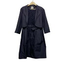 【中古】HARRODS(ハロッズ) ワンピーススーツ レース/リボン ダークネイビー