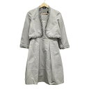 【中古】LANVIN COLLECTION(ランバンコレクション) ワンピーススーツ レース ライトグレー