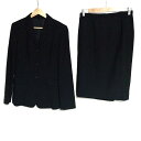 【中古】J.PRESS(ジェイプレス) スカートスーツ 黒