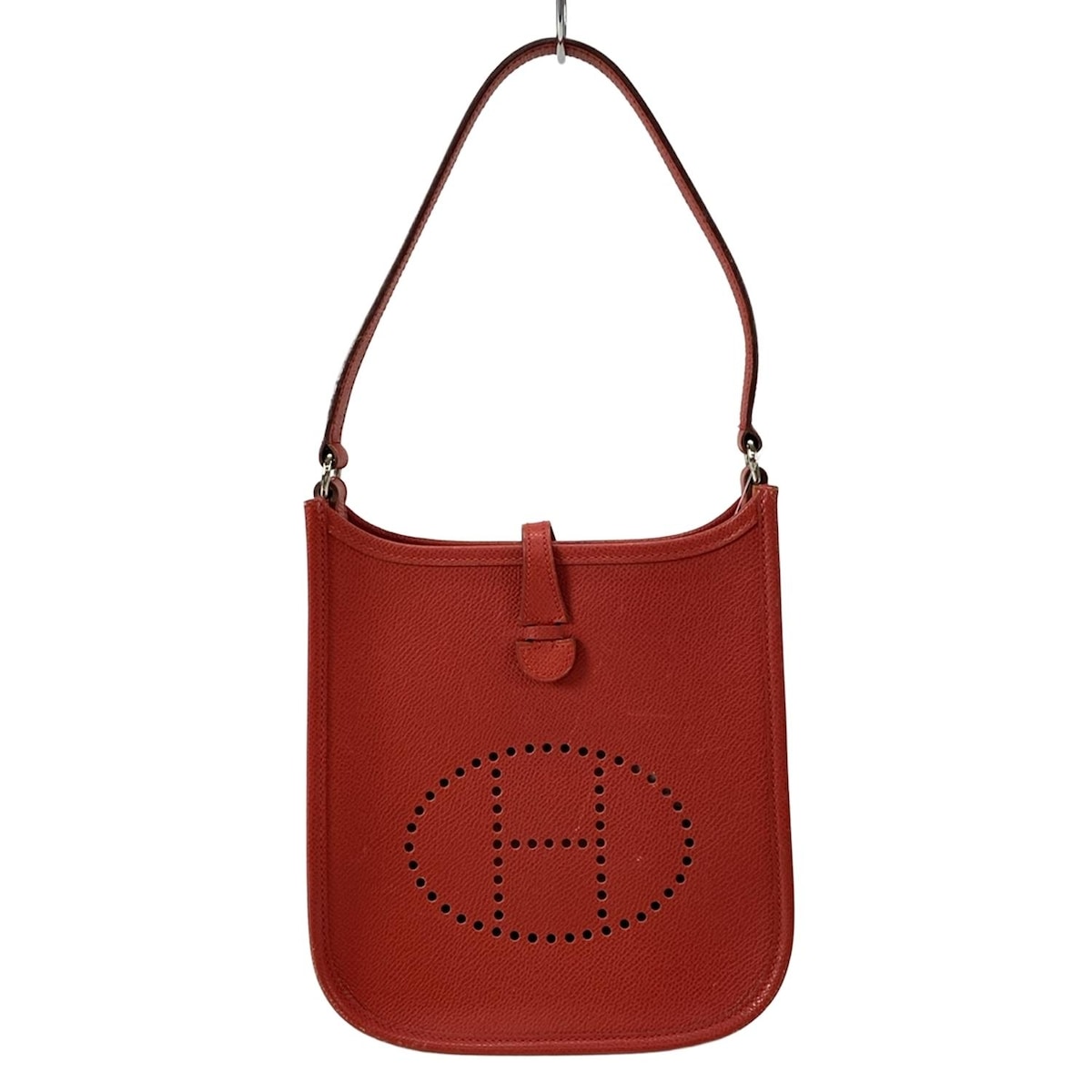 【中古】HERMES(エルメス) エブリンTPM ショルダーバッグ ショートストラップ/シルバー金具 ヴァーミリオンのサムネイル