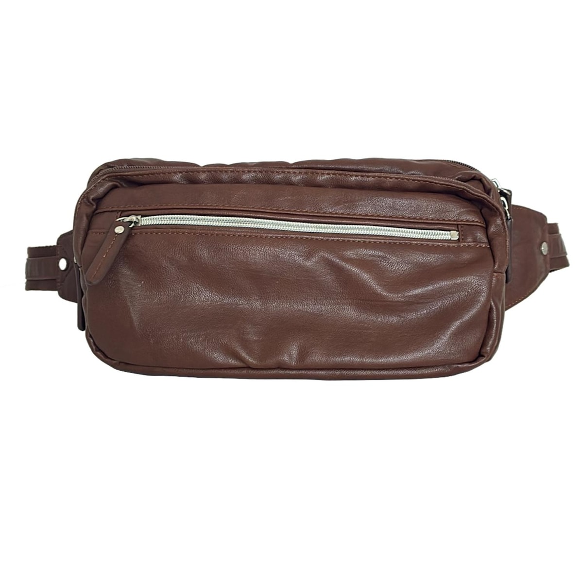 【中古】MEN'SBIGI(メンズビギ) ウエストポーチ ダークブラウン レザー