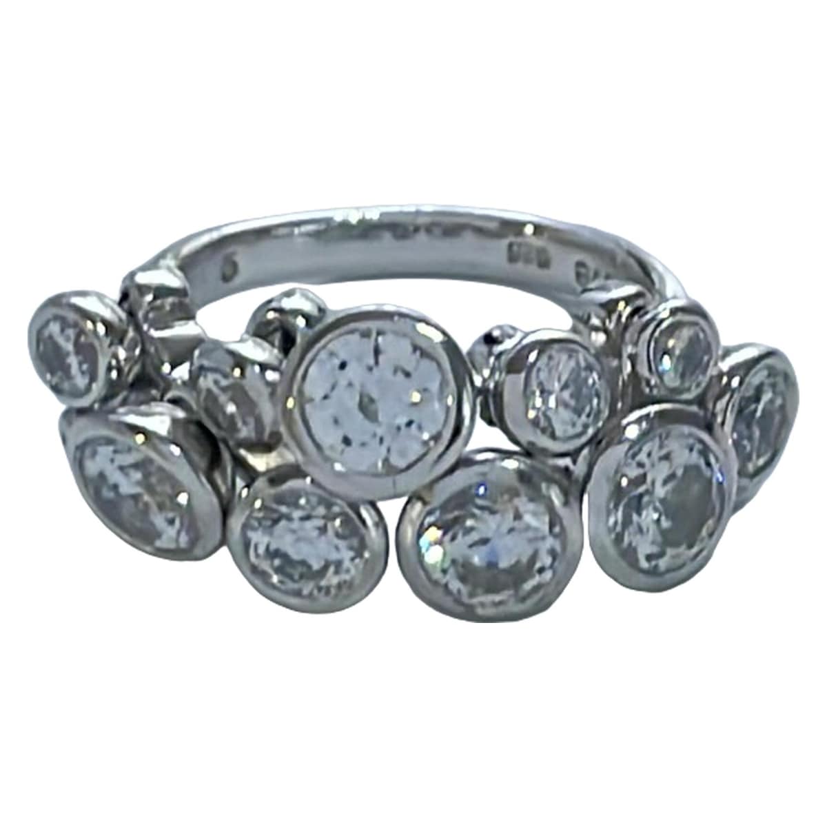 【中古】ENUOVE(イノーヴェ) リング シルバー×クリア