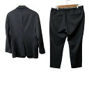 【新着】【中古】theory(セオリー) シングルスーツ ウエストゴム ダークグレー