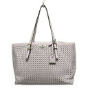 【中古】Kate spade(ケイトスペード) トートバッグ カットワーク ライトピンク レザー