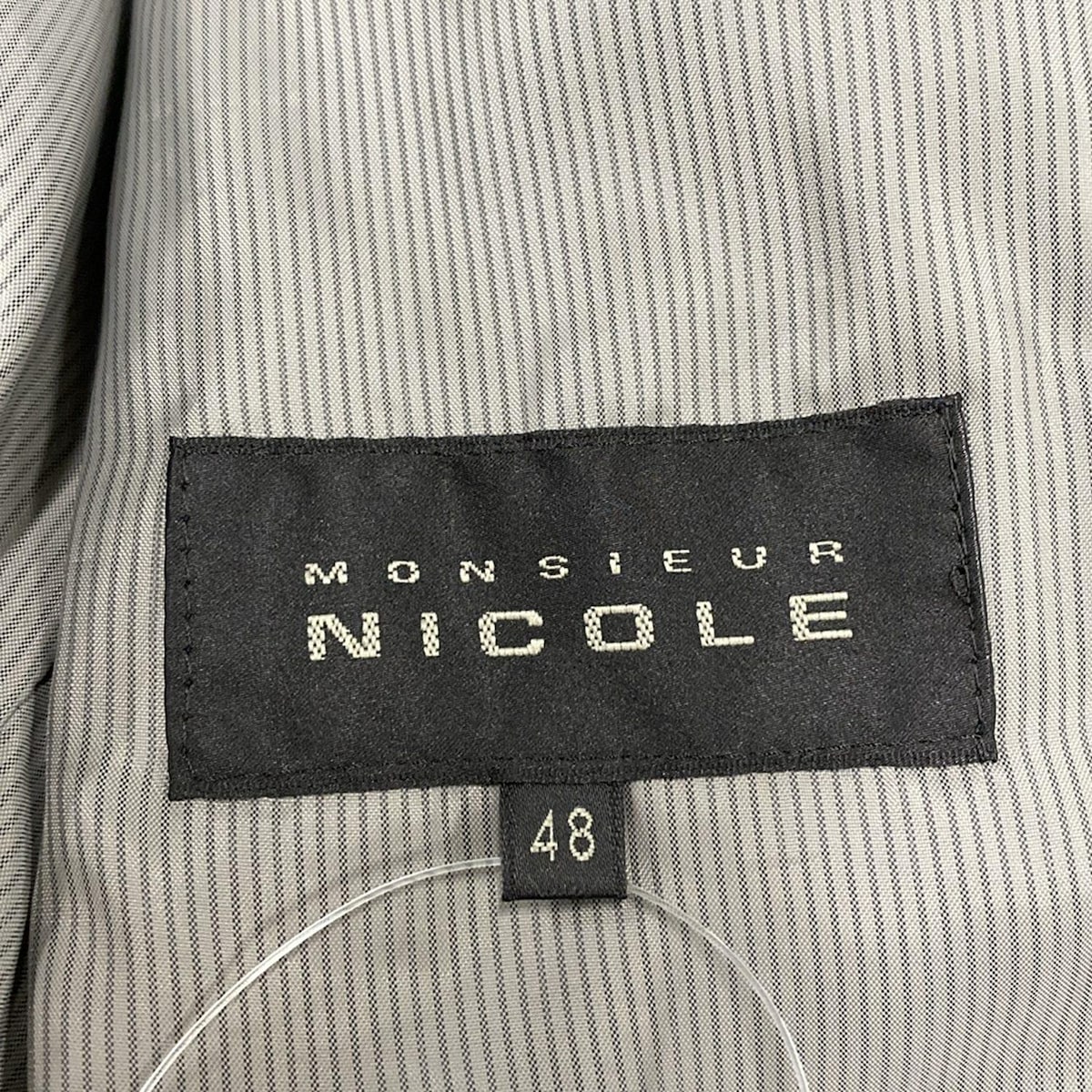 【中古】monsieur NICOLE(ムッシュニコル) ブルゾン 長袖/春 黒